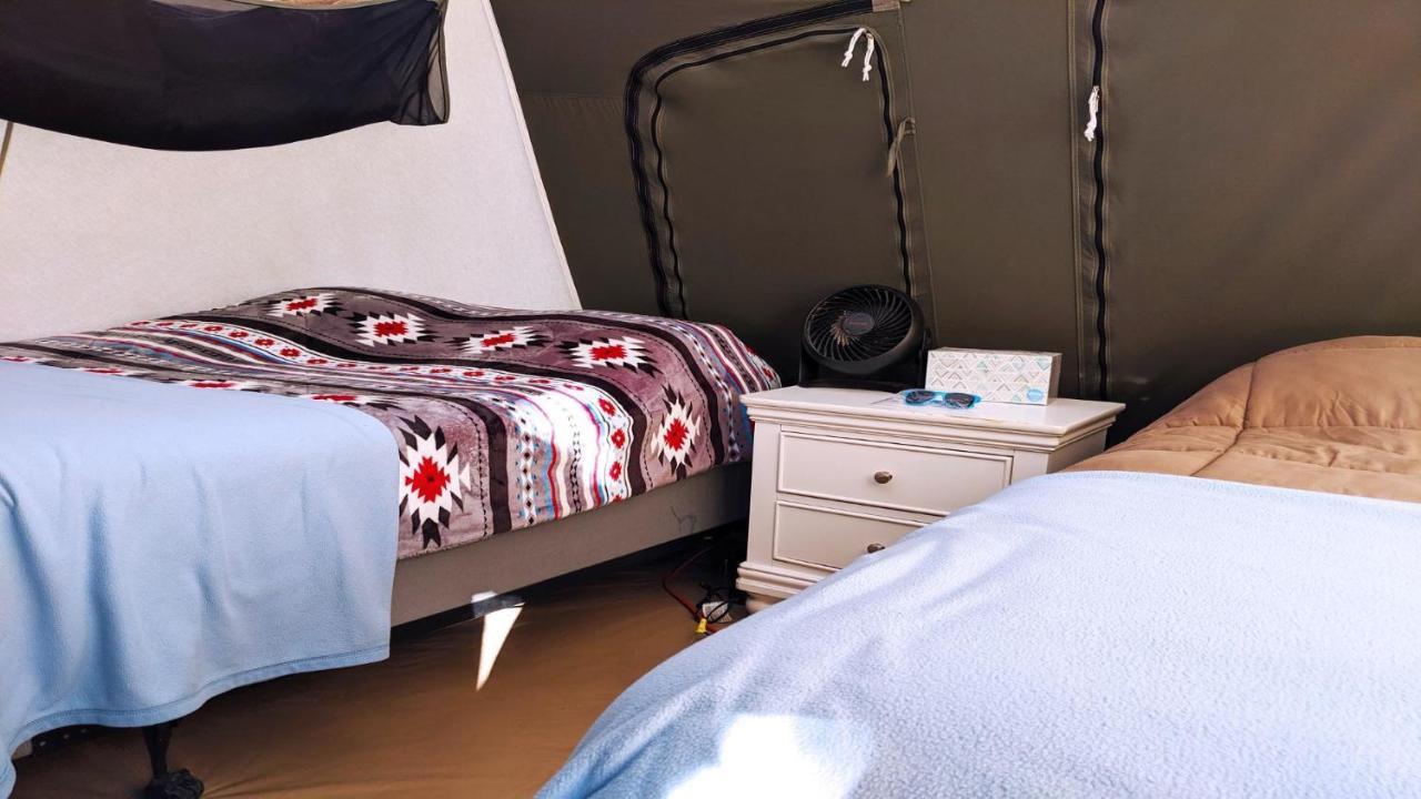 FunStays Glamping Setup Tent in RV Park #4 OK-T4 Moab Bagian luar foto
